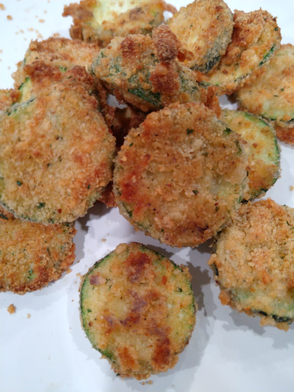 Air Fryer Zucchini Parmesan Chips Let's Share Recipes!