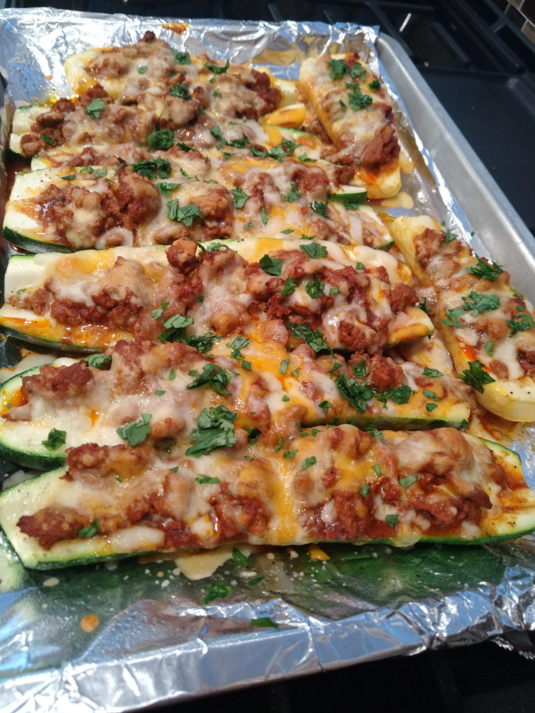 Enchilada Zucchini Boats Let's Share Recipes!